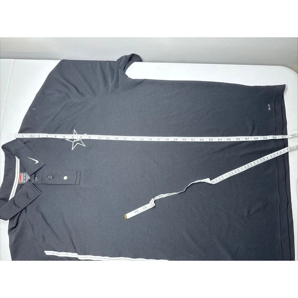 Vanderbilt Commodores Mens Nike Dri-Fit Black Team Apparel Golf Polo Shirt, XL